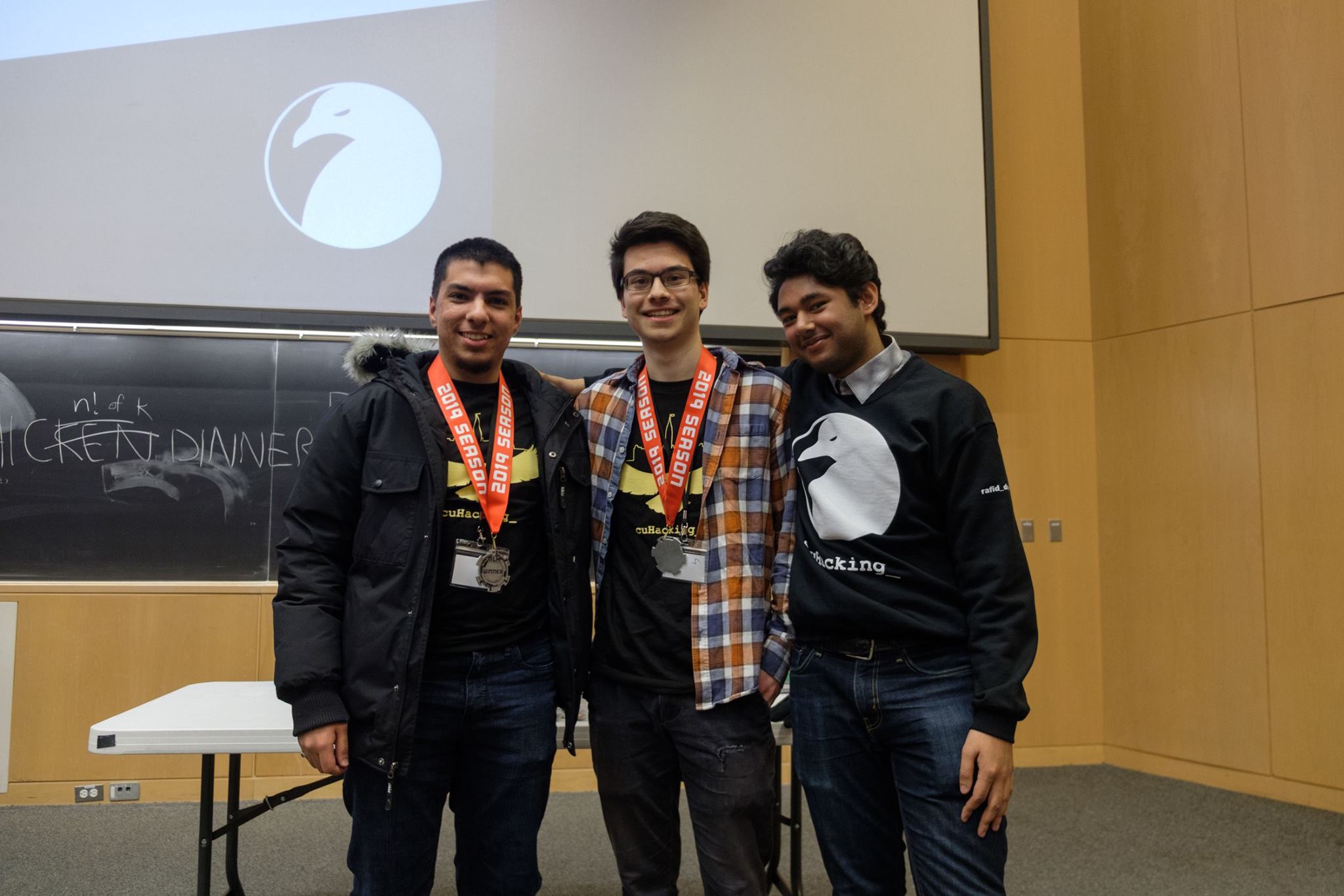 Winners of cuHakcing 2019